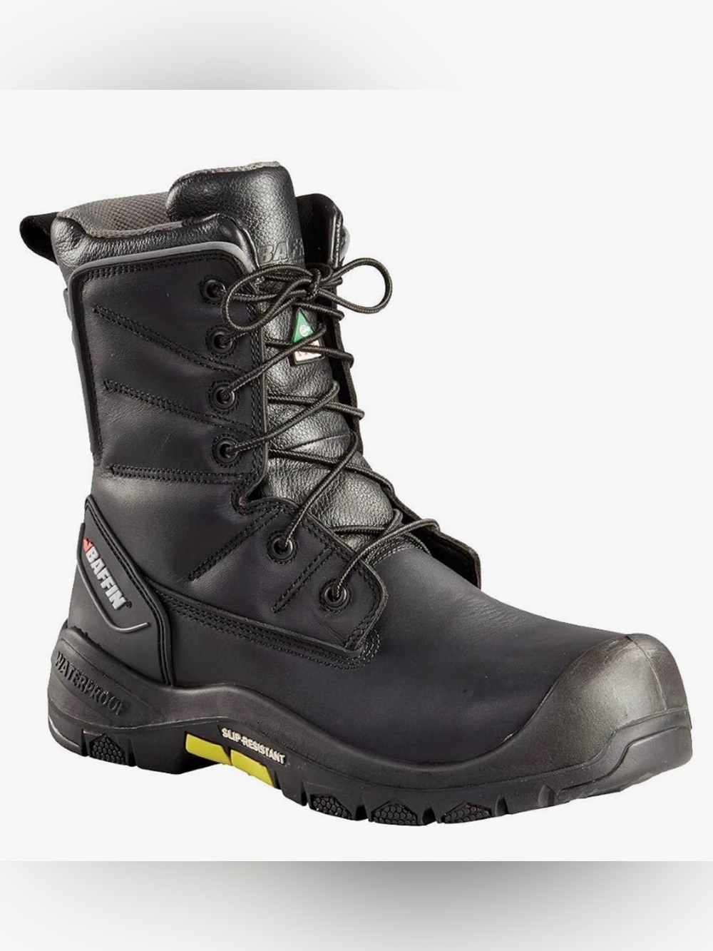 Baffin Men's Thor (STP) 8-Inch Lace-Up Leather Safety Boot, Black